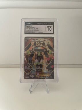 Zygarde EX CGC Gem Mint 10 Holo Card
